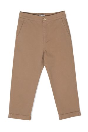 Chino in cotone marrone caramello GOLDEN GOOSE KIDS | GKP01396P001072K55159